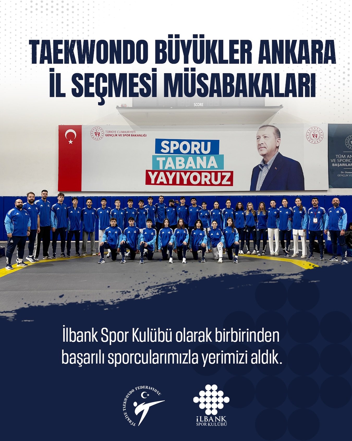 Taekwondo Büyükler Ankara İl Seçmesi Müsabakaları başladı.