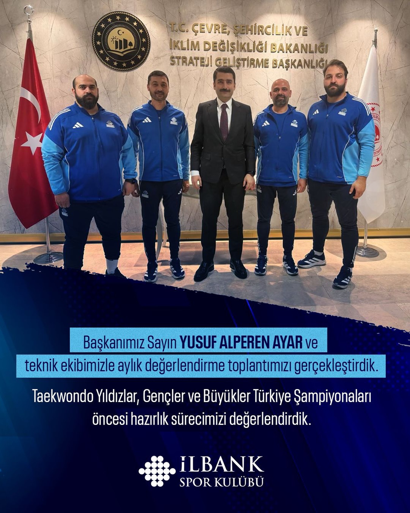 İLBANK Spor Kulübü Taekwondo Teknik Ekibimizle aylık değerlendirme toplantımızı gerçekleştirdik