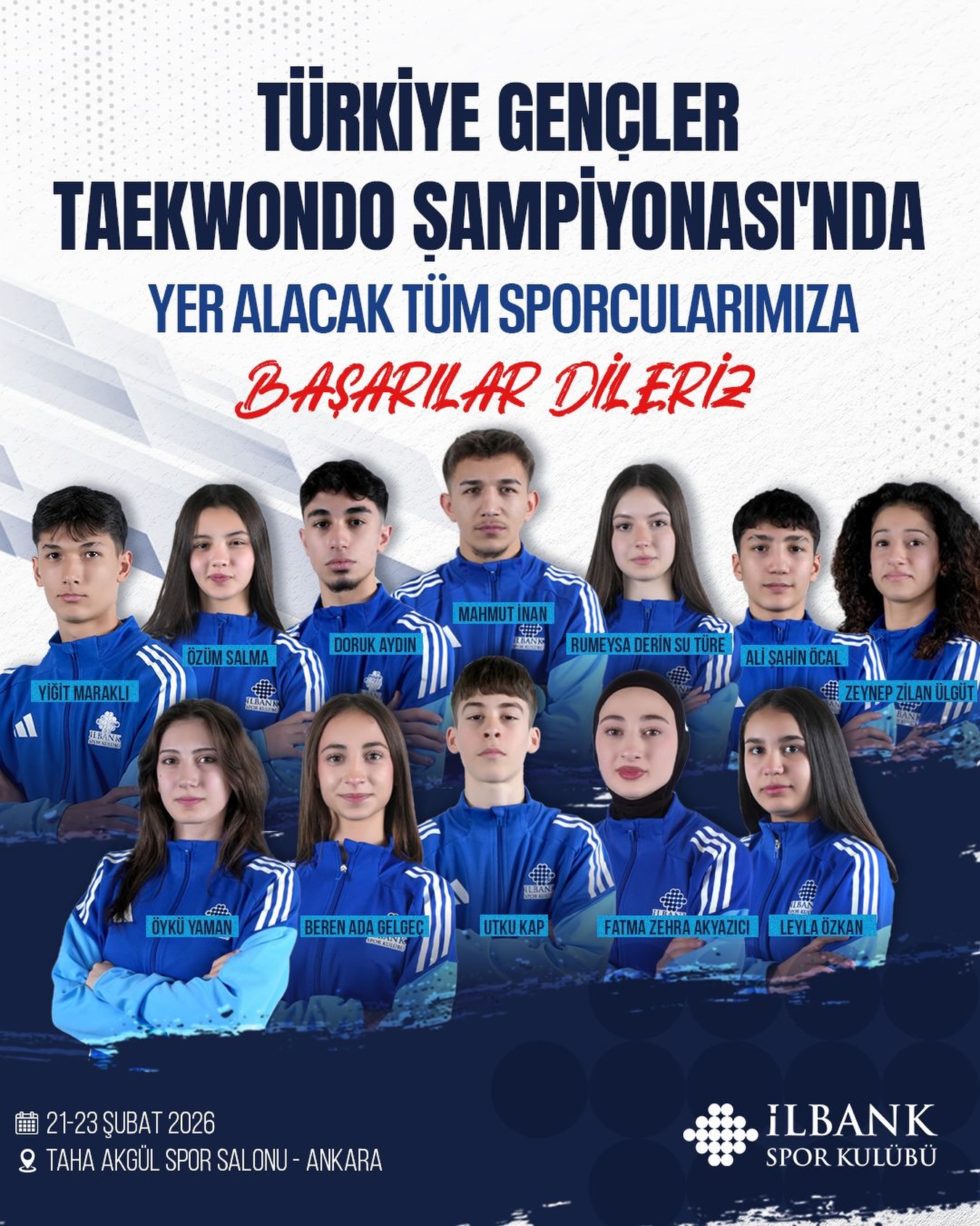 Türkiye Gençler Taekwondo Şampiyonası başlıyor