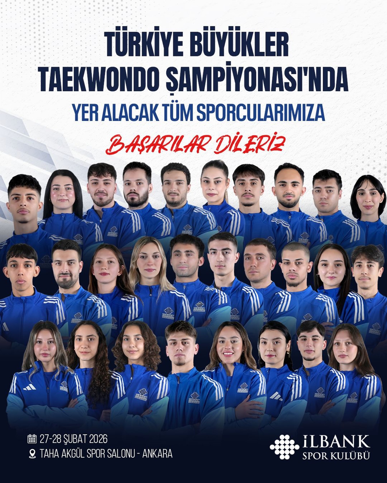 Türkiye Büyükler Taekwondo Şampiyonası başlıyor