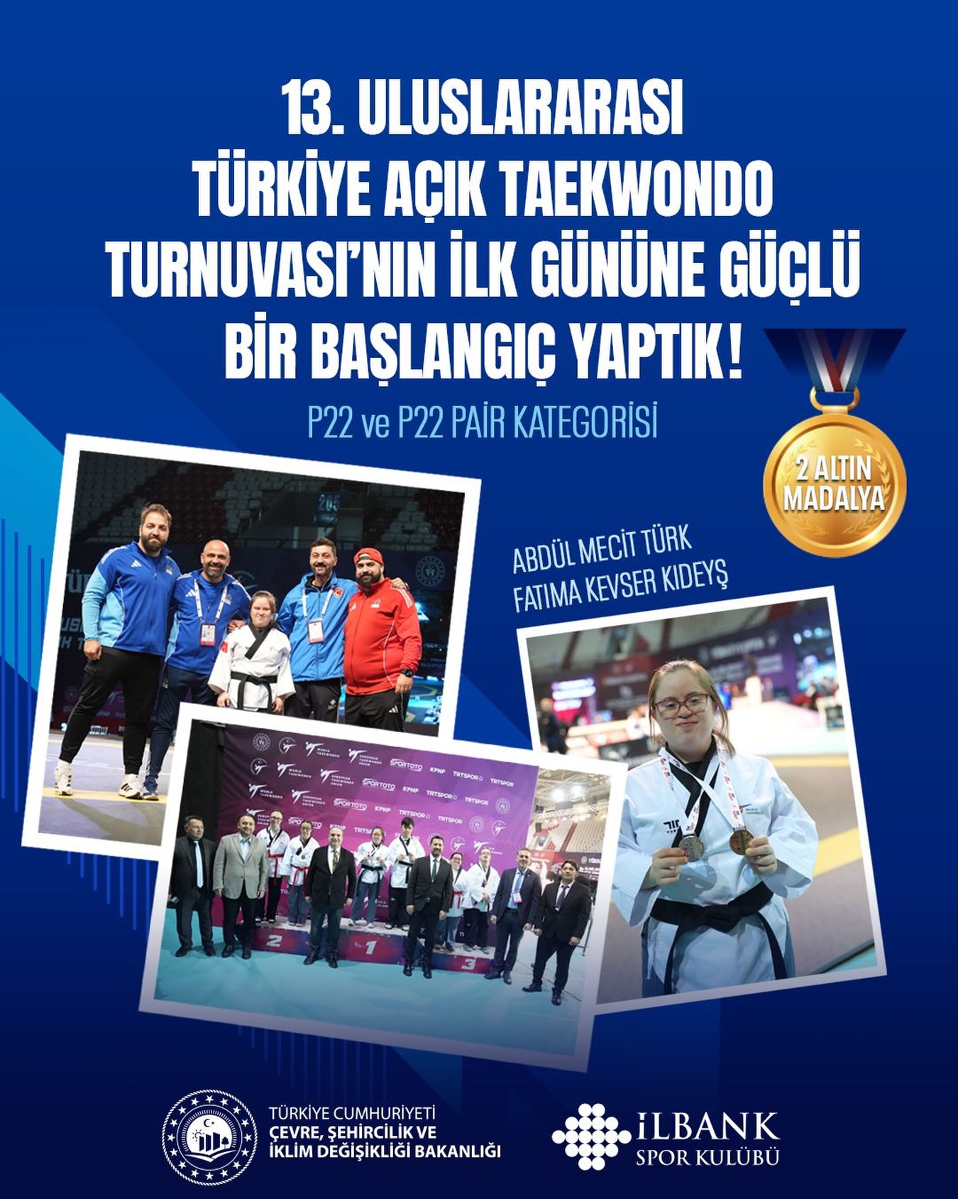 13. Uluslararası Türkiye Açık Taekwondo Turnuvası’na harika başlangıç