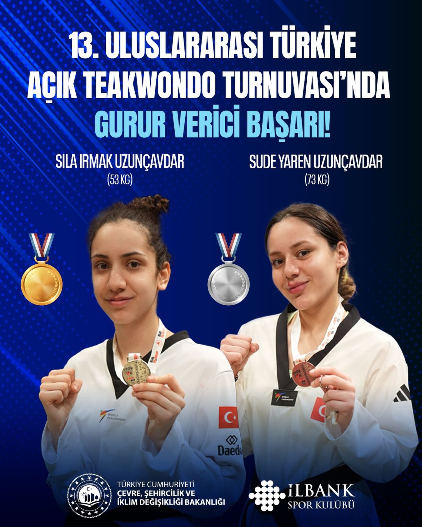 13. Uluslararası Türkiye Açık Teakwondo Turnuvası’nda Kadın Milli Takımımızdan önemli başarı